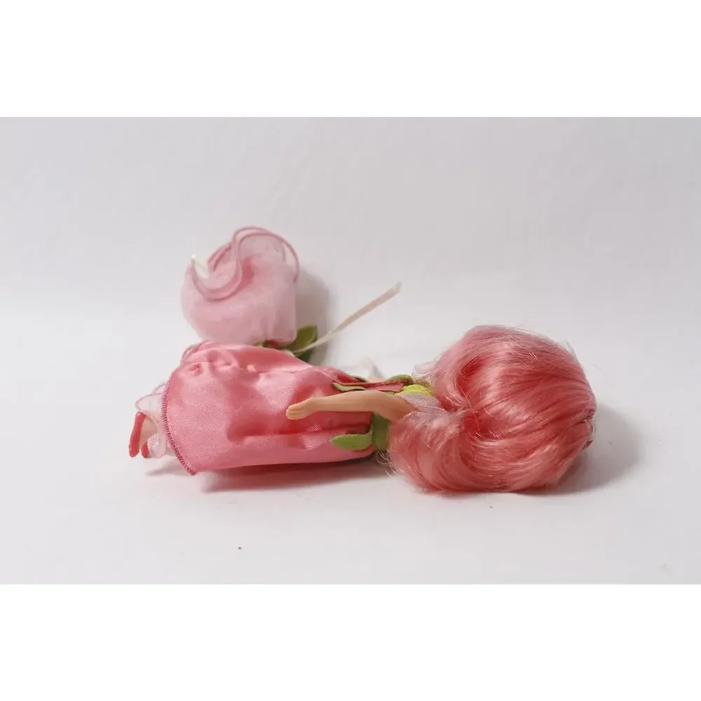 Rose-Petal Place Doll with Hat – 1980s Small, Vintage, Doll, 260821-WH 1371